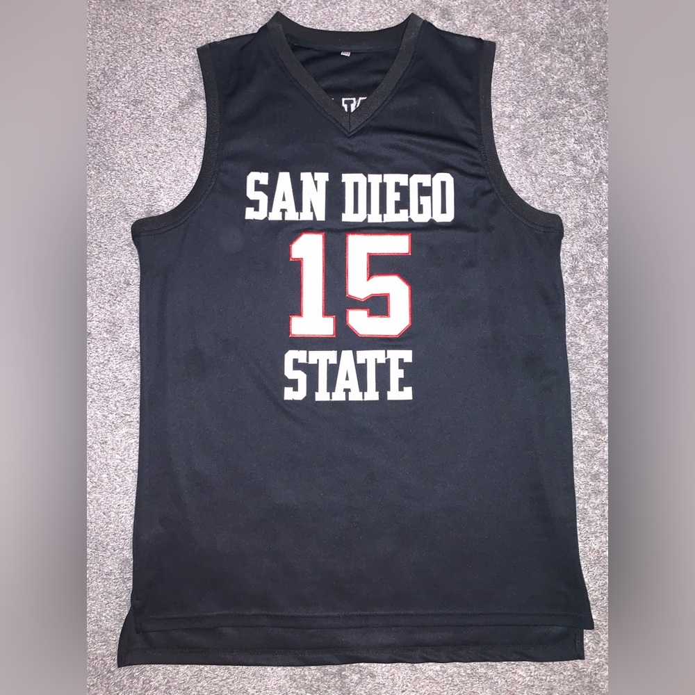SDSU KAWHI LEONARD BASKETBALL JERSEY SAN DIEGO STATE UNIVERSITY RED BLACK XXL